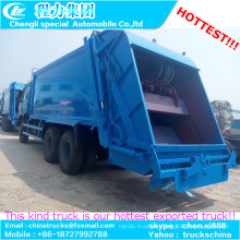 VIP oferta proveedor chino 18cbm 15 toneladas precio de camiones de compresión